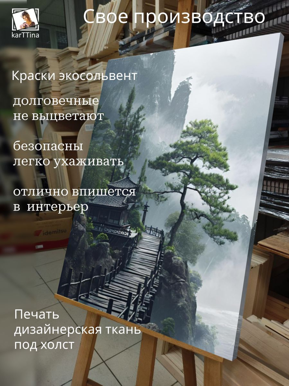 Картина Страж небес на стену 50х70см 1шт.