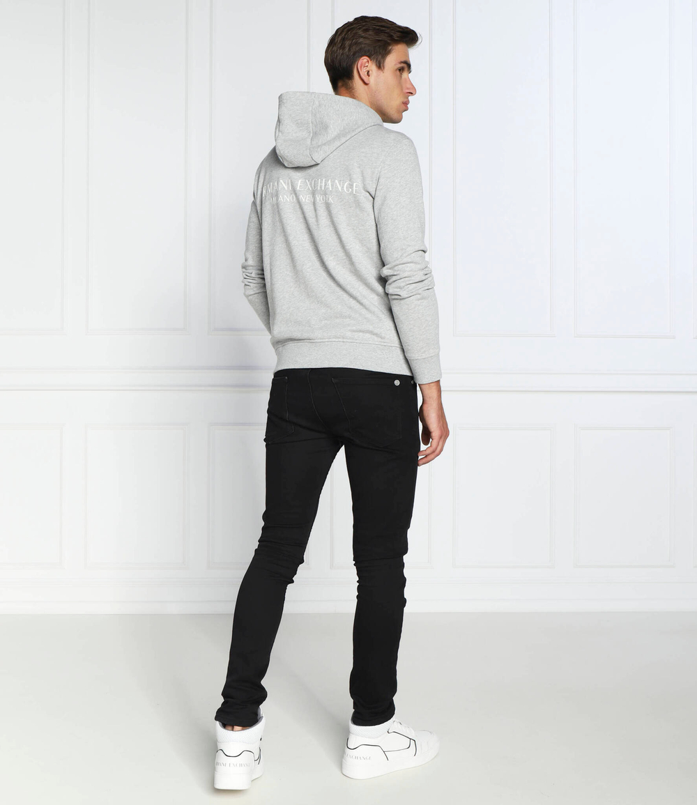 Худи Armani Exchange - серый(8NZM94 ZJKRZ)