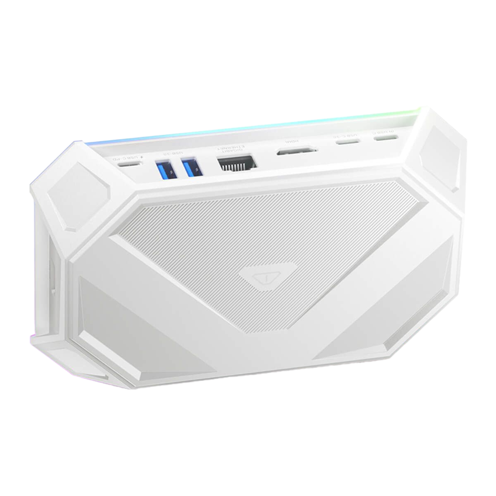 Док-станция JSAUX 8-Port RGB Docking Station HB0801, White (Белый)