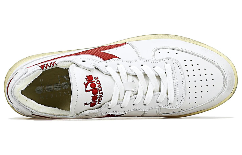diadora Mi Basket Row Cut "White Garnet"