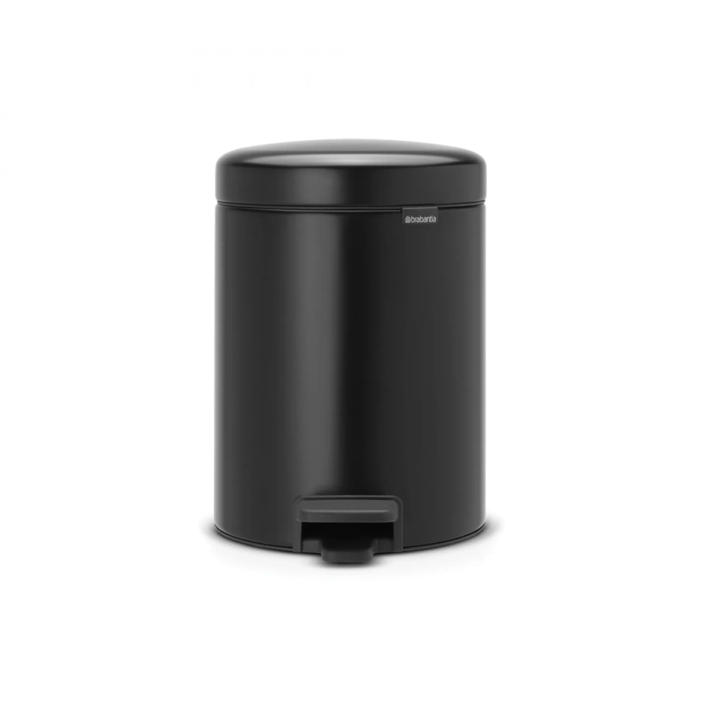 Brabantia Контейнер для мусора NewIcon 5л, матовый черный 112928
