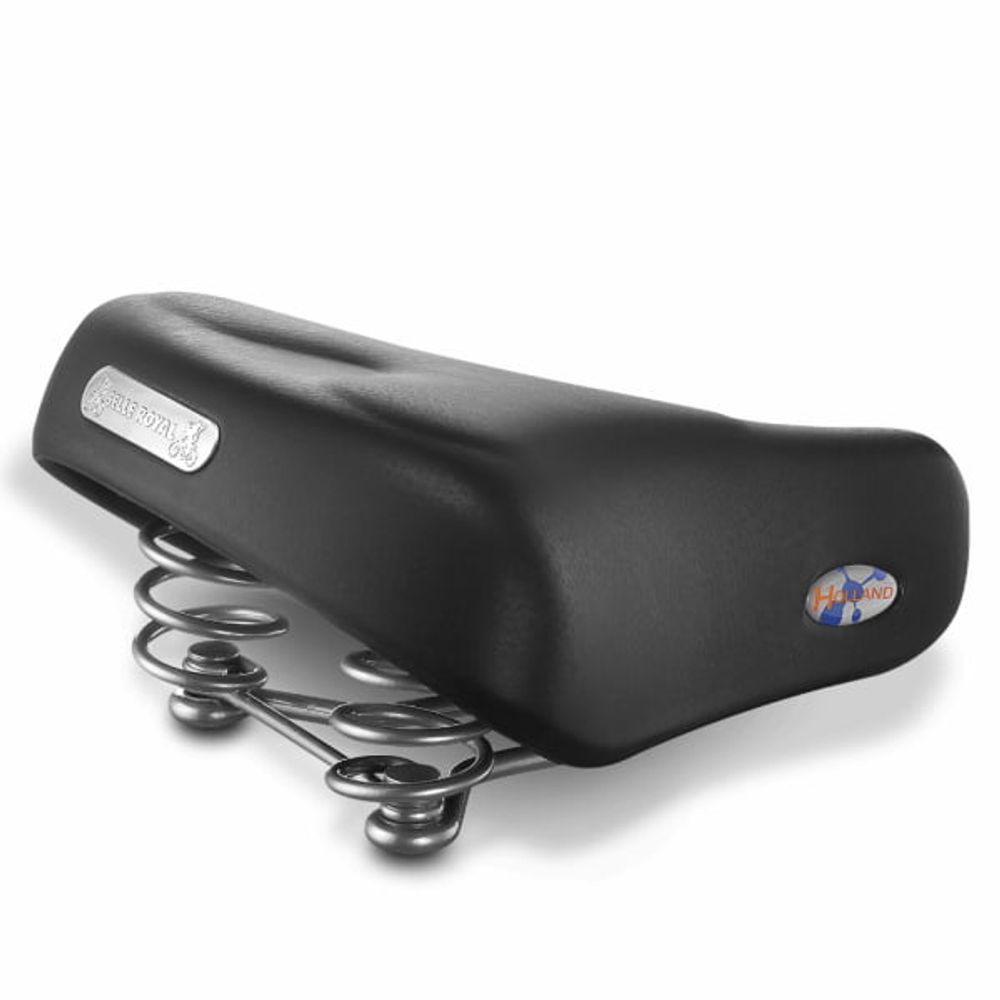 Седло вело SELLE ROYAL 247х219мм Holland Relaxed черное/02-300474