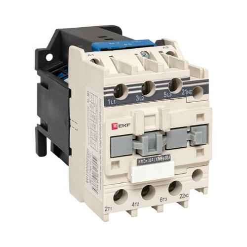 Контактор КМЭп малогабаритный 32А 24В DC 1NC EKF PROxima ctr-s-32-24-1nc-p