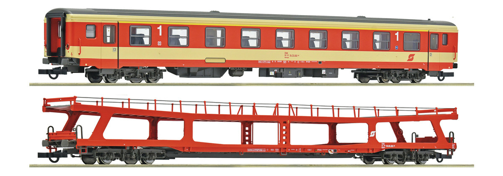 Набор из 2-х вагонов Express train "D 704", ÖBB , V эпоха