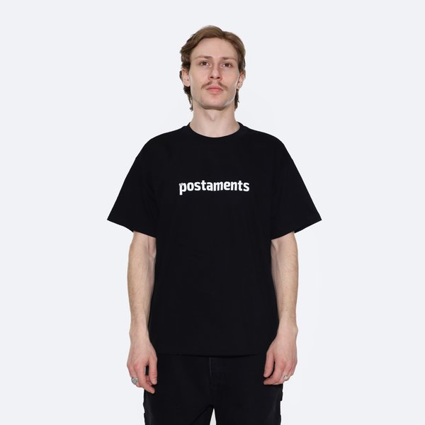 Футболка Postaments Basic Logo (black) артикул: - купить в магазине Дайс