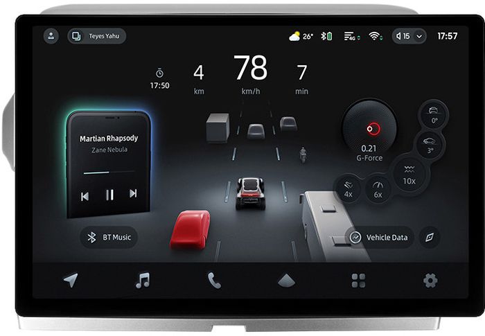 Магнитола для Toyota Land Cruiser Prado 150 2014-2017 (рамка 10) - Teyes CC4-PRO монитор 13" 2K QLED на Android 13, Быстрейшая, Snapdragon 778G, ИИ, CarPlay, DSP, 4G SIM-слот