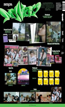 Альбом aespa - MY WORLD (Zine Ver.) (Random Ver.)
