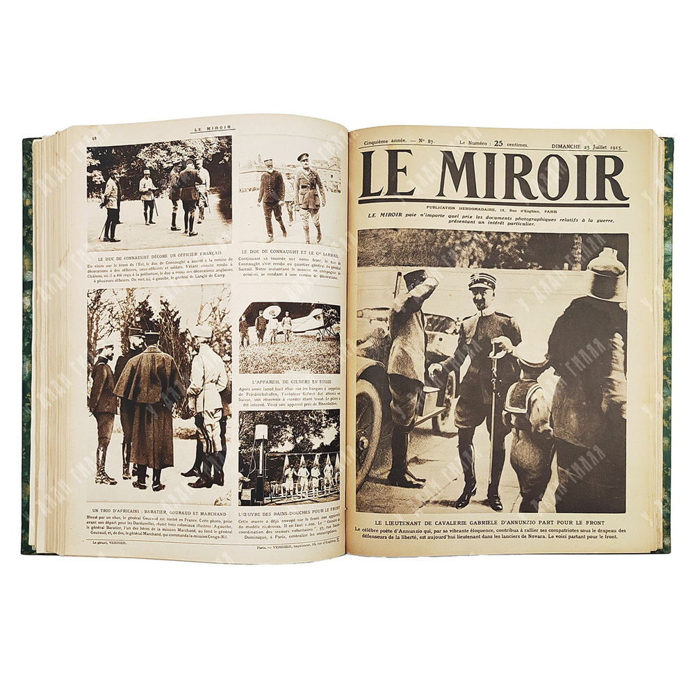 Le Miroir / Зеркало. — №58–109. — Paris: imp. Verdier, 1915.