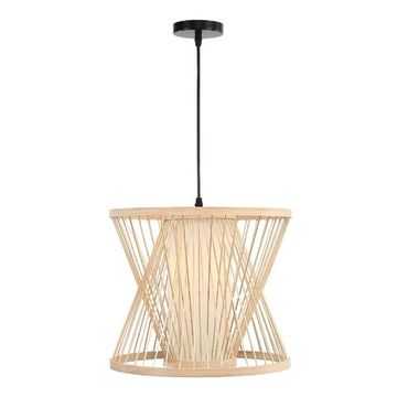 Подвесной светильник 1*E27 SL6241.503.01 древесный/белый Alma ST-Luce