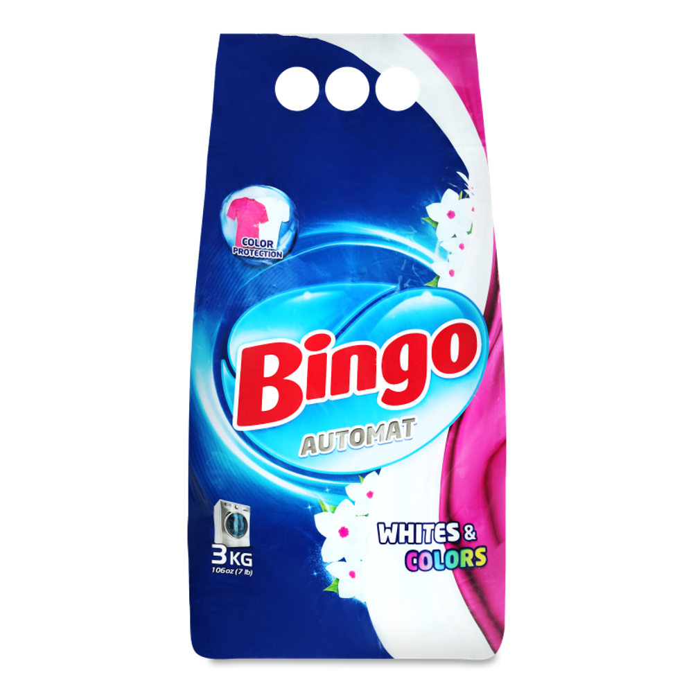 Порошок Bingo авт 3кг Color