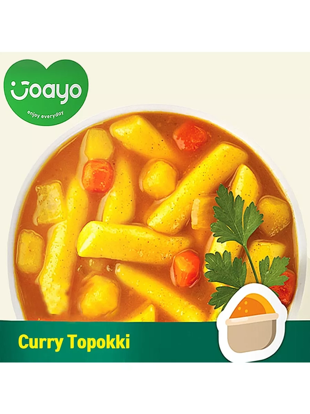 Рисовые клецки токпокки со вкусом Карри 120 г * 2 шт