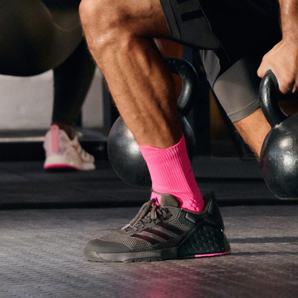 Кроссовки Adidas Dropset 3 (Темно-Зеленые с Розовым)