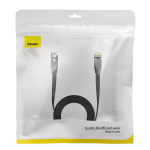 LAN кабель Baseus High Speed Six Types of RJ45 Gigabit Network Cable (Flat) - Black 5m