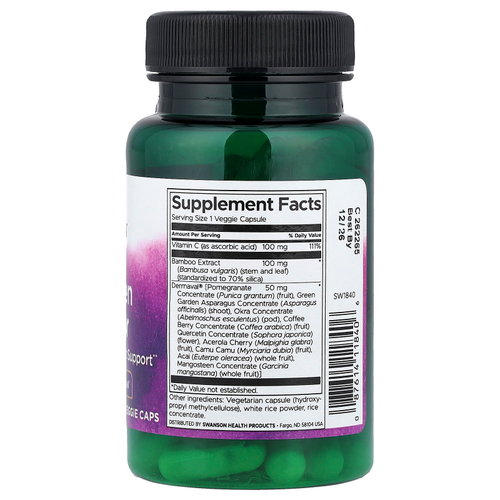 Swanson Vitamins, Vegan Collagen Builder, 60 растительных капсул
