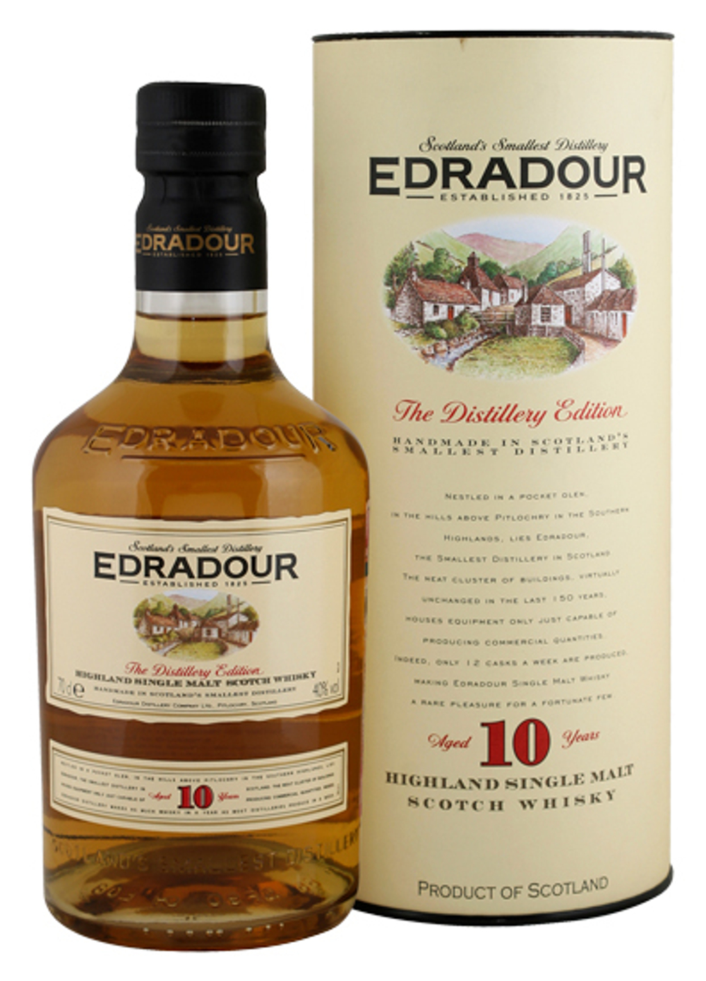 Виски Edradour 10 years 40% 0,7 л