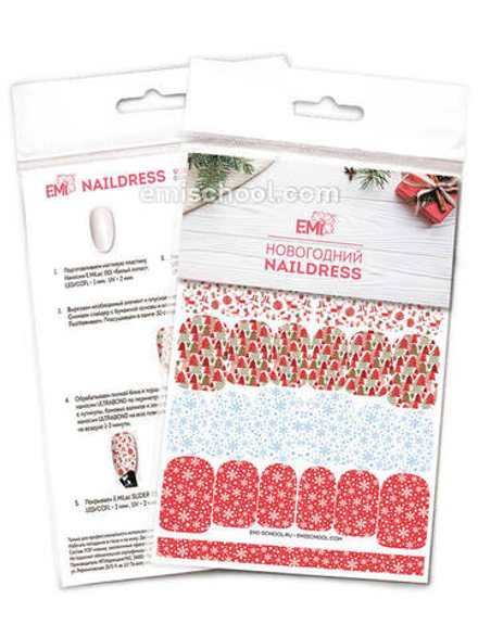 Naildress Slider Design №27 Новогодний принт