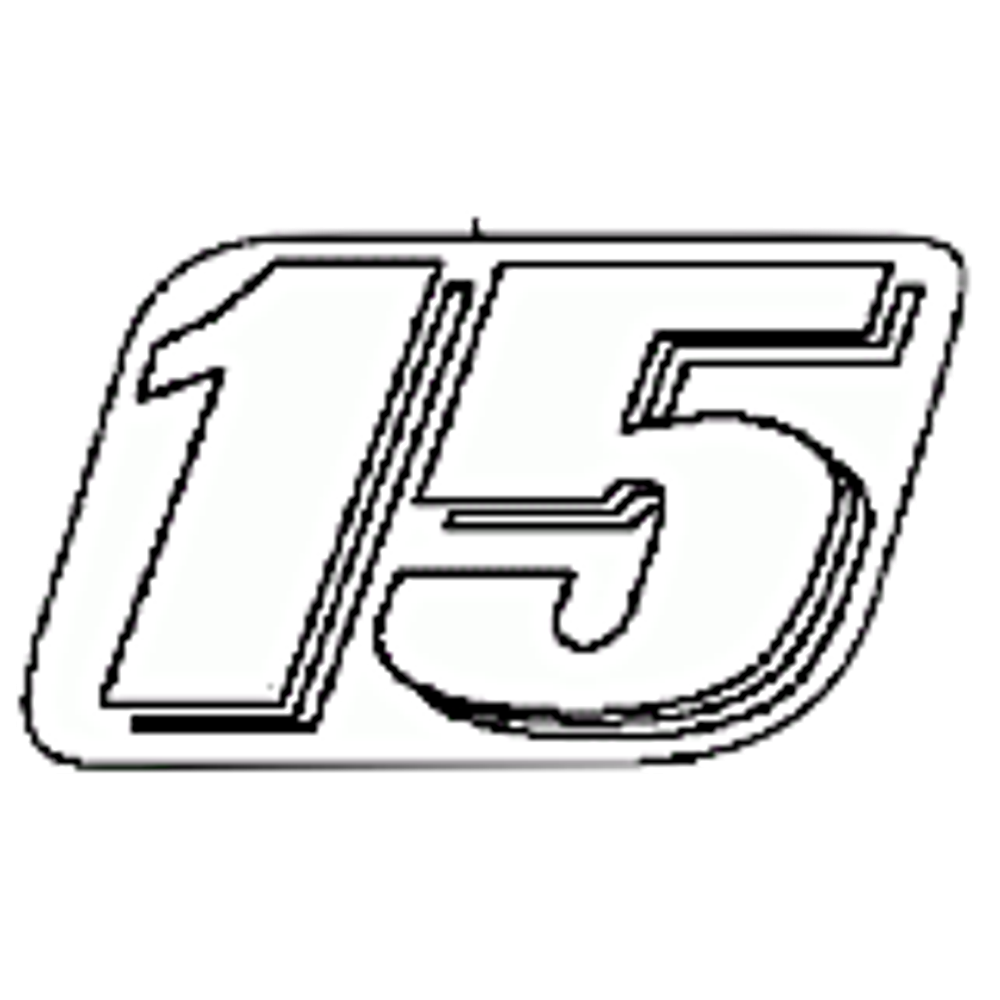 Suzuki 61435-94J30-0000 Наклейка капота Задняя ( 15 ) Оригинал