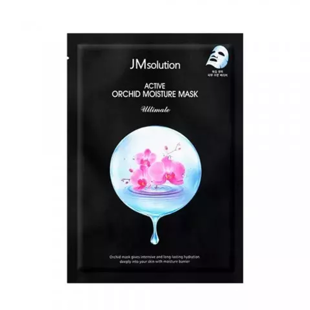 Увлажняющая тканевая маска с орхидеей JMsolution Active Orchid Moisture Mask Ultimate 30 мл.