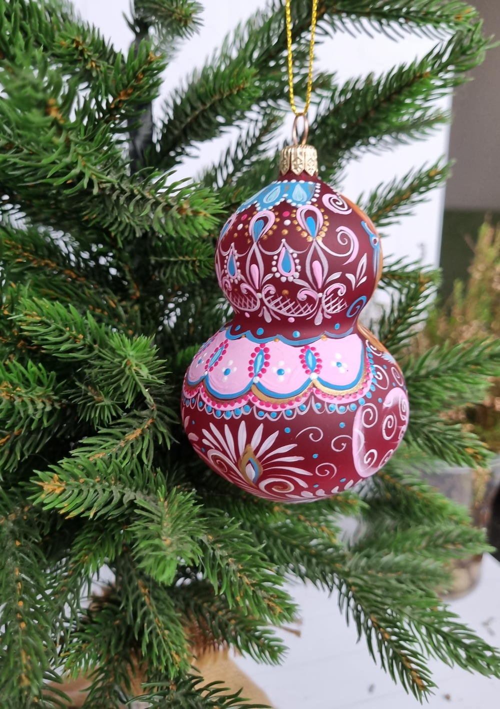 Матрёшка стеклянная Мария