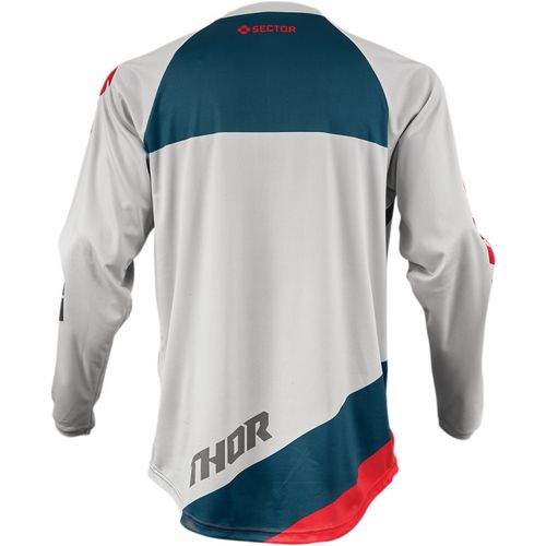 Купить Джерси Кроссовое Thor Sector Jersey / Красно-серый