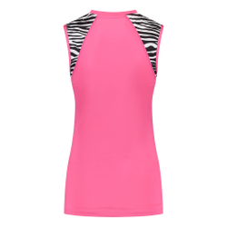 Женская теннисная майка Dunlop Game Tank Top Women - Pink, Multicoloured