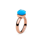 Кольцо Qudo Firenze blue opal 18 мм 610550/17.8 BL/RG размер 17,8