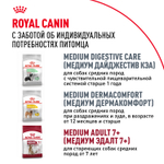 Royal Canin Medium Adult Медиум Эдалт Корм сухой для взрослых собак средних размеров от 1 года до 7 лет 15кг