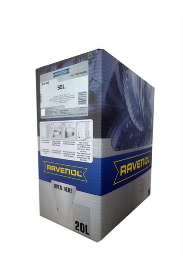 SSL 0W-40 RAVENOL Моторное масло 20 Литров ecobox