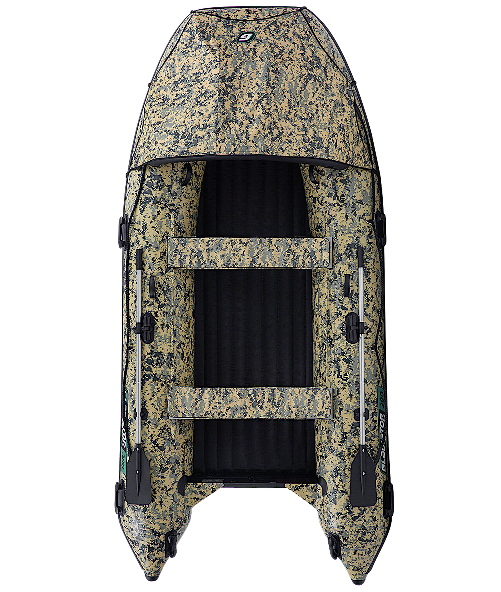 Лодка ПВХ Gladiator AirPro E380Pro НДНД Camo -