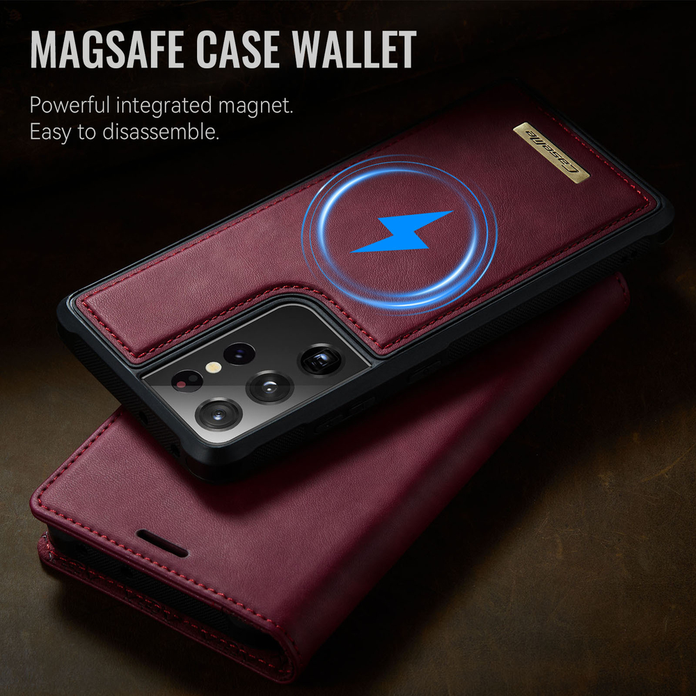 Чехол-кошелек CaseMe 2 in 1 MagSafe Samsung Galaxy S21 Ultra