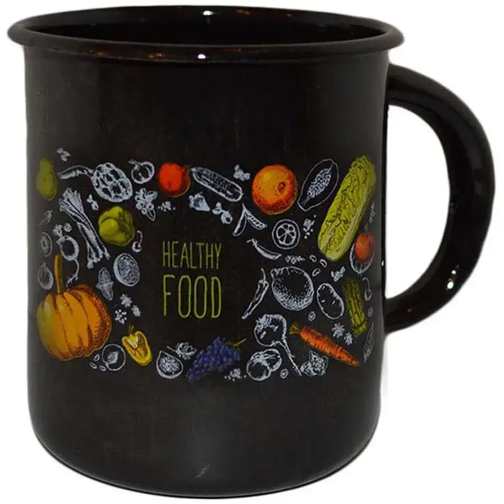 Кружка эмал Healthy food 1,0л ТМ Appetite