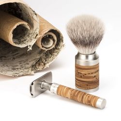 Т-образная бритва MUEHLE ROCCA, сталь, береста, closed comb (R 95)