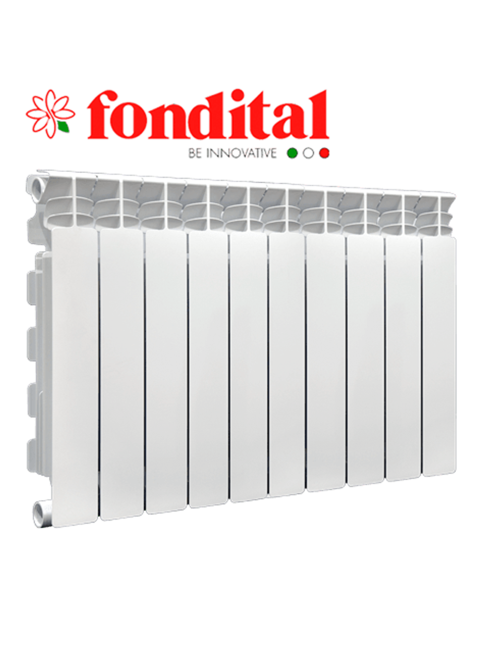 Алюминиевый радиатор отопления Fondital Exclusivo D3 – 500 (4 секций)