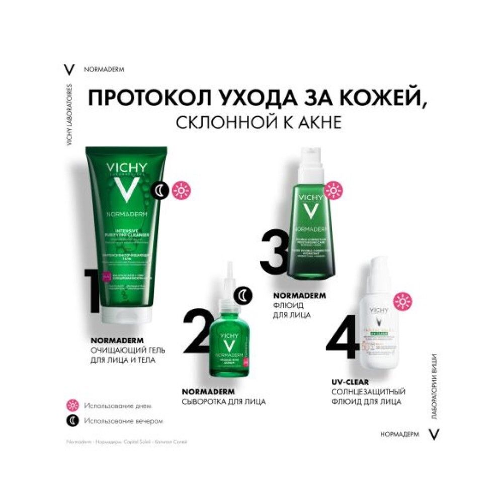 Vichy Normaderm Phytosolution Doble accion uso diario Корректирующий уход двойного действия, 50 мл