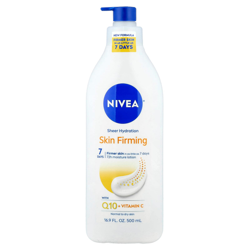 Nivea, отшелушивающий увлажняющий лосьон для упругости кожи, для нормальной и сухой кожи, 500 мл (16,9 жидк. унции)