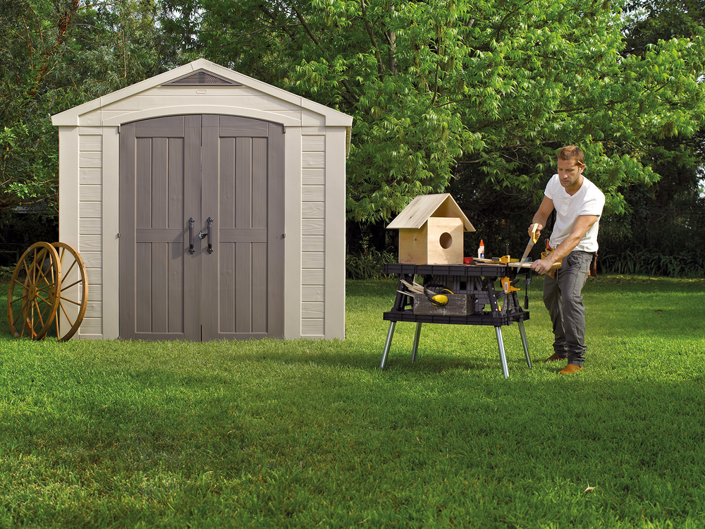 Пластиковый хозблок Keter Factor 8x8