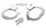 Наручники с ключами Fetish Fantasy Series Official Handcuffs (Цвет: Металл)
