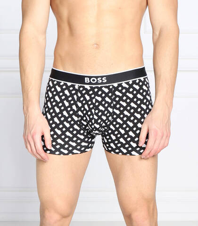 трусики-боксеры trunk 24 print BOSS BLACK - черный(50479053)
