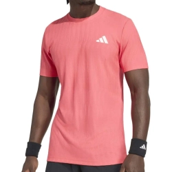 Теннисная футболка Adidas Climacool+ Airchill Freelift - pure turbo