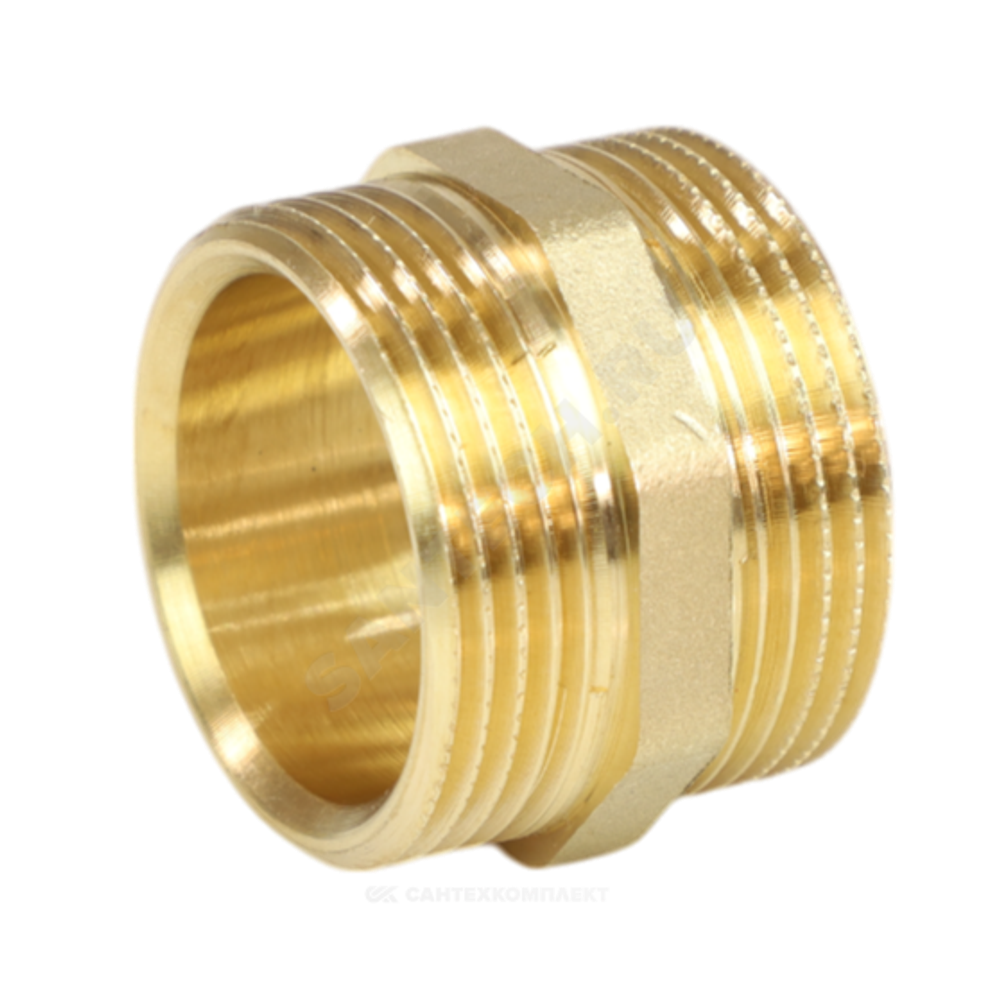 Ниппель латунь Ду 20 (3/4") НР LD LD.65.501.20