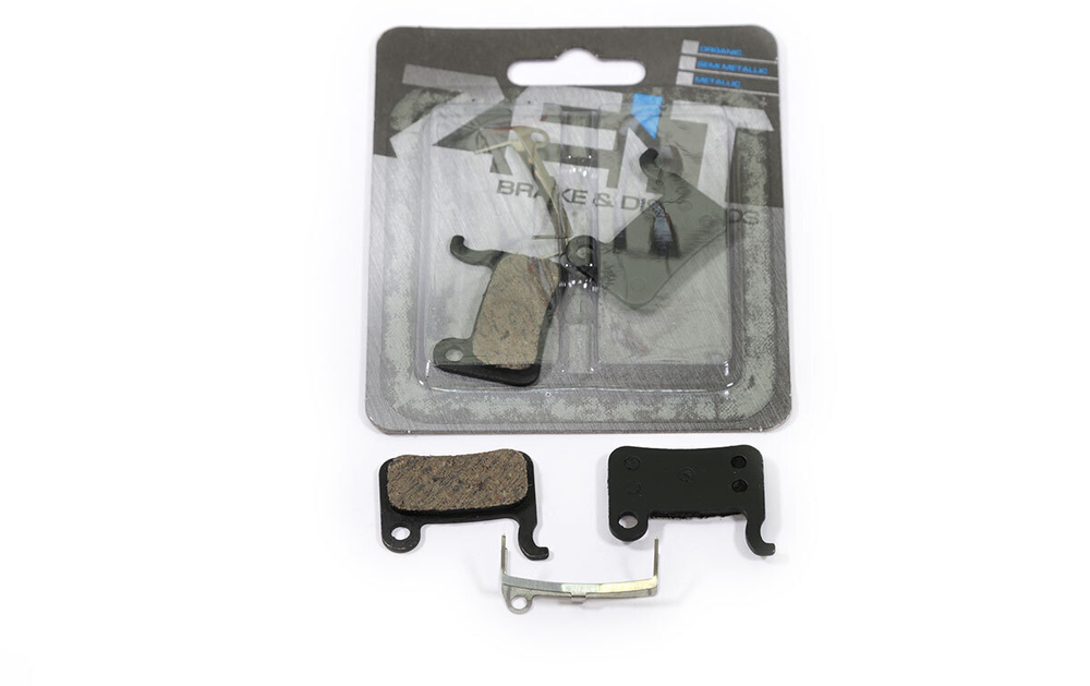 Колодки тормозные ZEIT, для DISK - HIDRAULIC, с пружиной, совместимы: Shimano M965/M585/M966/M800/M765, комплект -2шт.