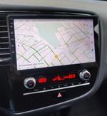 Магнитола для Mitsubishi Outlander 3 2019-2022 (прямоугольный климат) - Vaycar VA47-2005 на Android 13, 4G SIM-слот