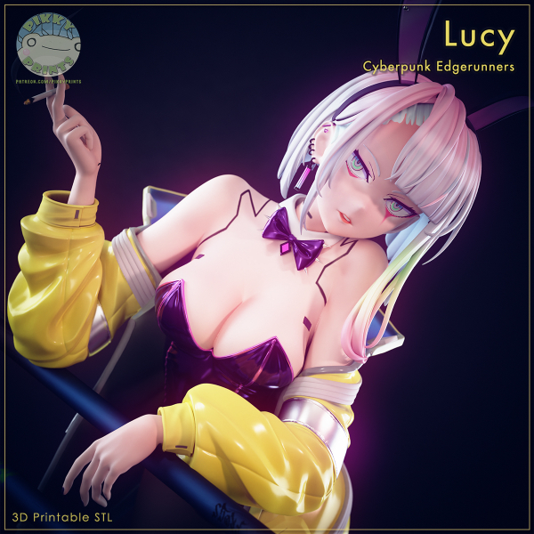 Зайка Люси Киберпанк: Бегущие по краю Фигурка Lucy Cyberpunk: Edgerunners