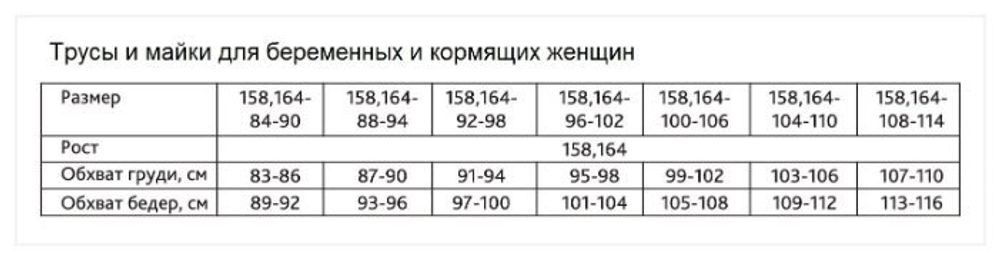 Трусы для беременных ФЭСТ 40005 размер 158,164-96-102, белый