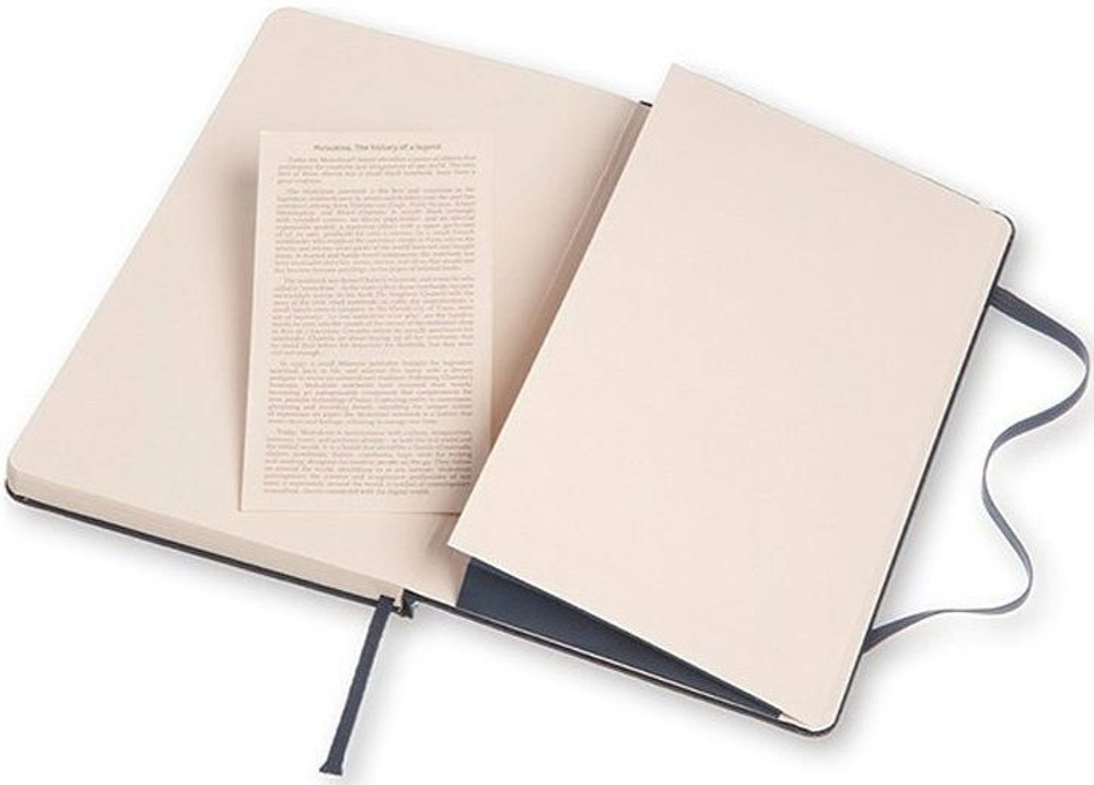 Блокнот Moleskine Classic (QP062B20) Large 130х210мм 240стр. нелинованный твердая обложка синий сапфир