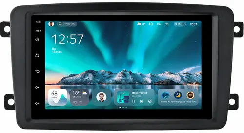 Магнитола для Mercedes-Benz G W463 2000-2006, C W203 2000-2004, Vito, Viano W639 - Teyes CC4 монитор 7" QLED на Android 14, Быстрейшая, Snapdragon 680, DSP, CarPlay, 4G SIM-слот