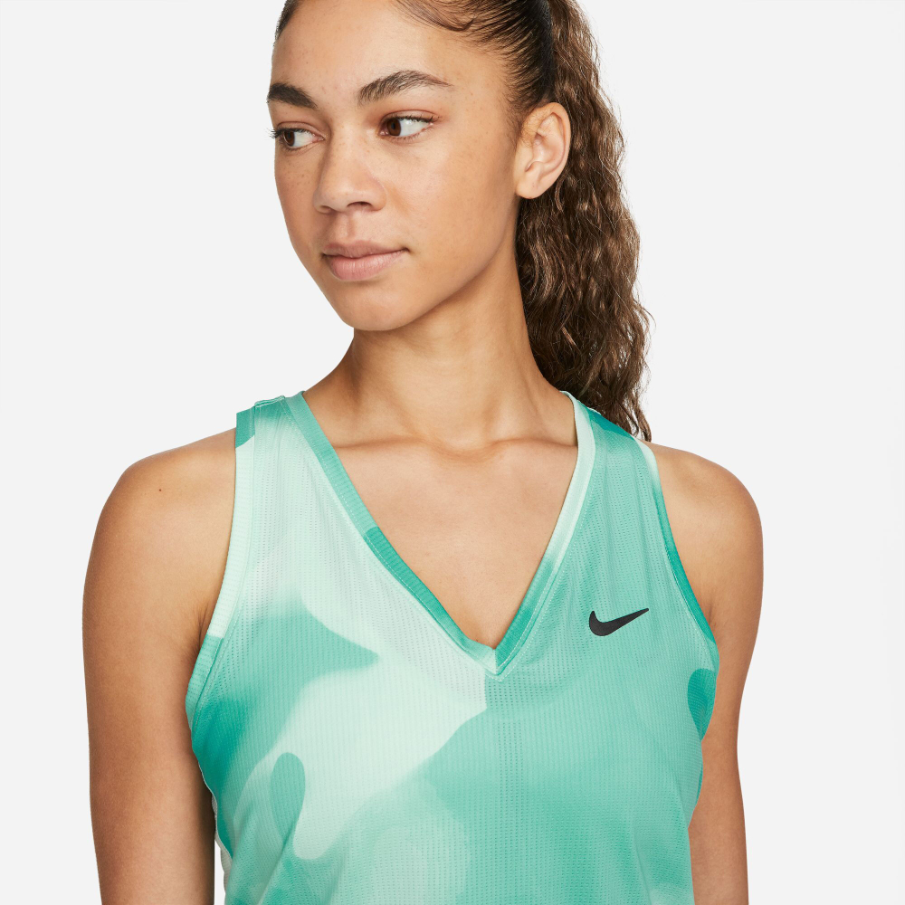 Женская теннисная майка Nike Court Victory Dri-Fit Printed Tank Top Women - Mint