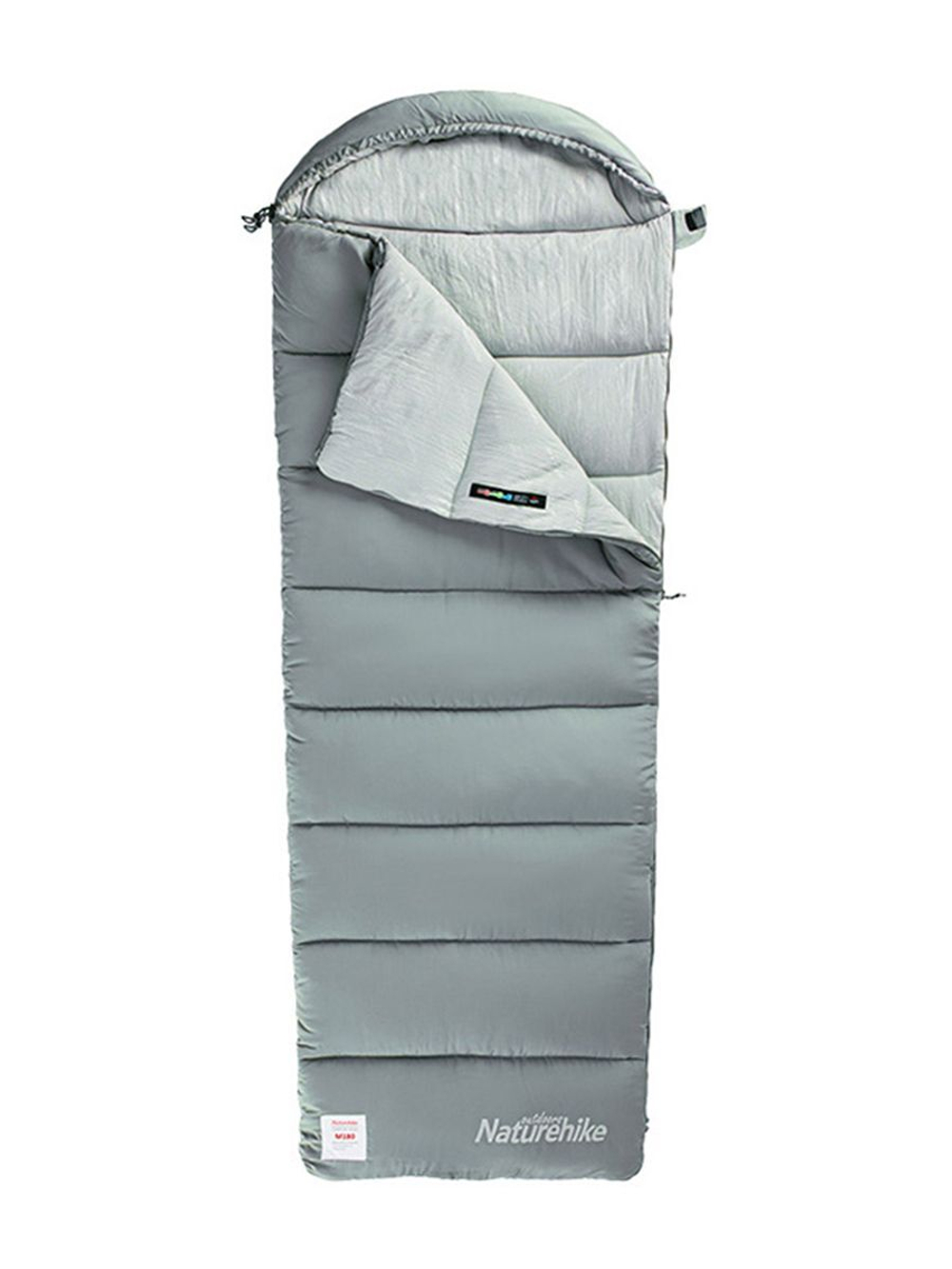 Спальный мешок Naturehike CNK2350WS023 M320 ультралёгкий хлопковый с капюшоном, весна осень, камуфляжный, молния справа