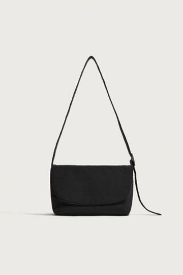 ZARA НЕЙЛОНОВАЯ СУМКА, ЧЕРНЫЙ