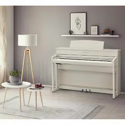 KAWAI CA701 W - цифровое пианино, 88 клавиш, банкетка, механика Grand Feel III, цвет белый матовый